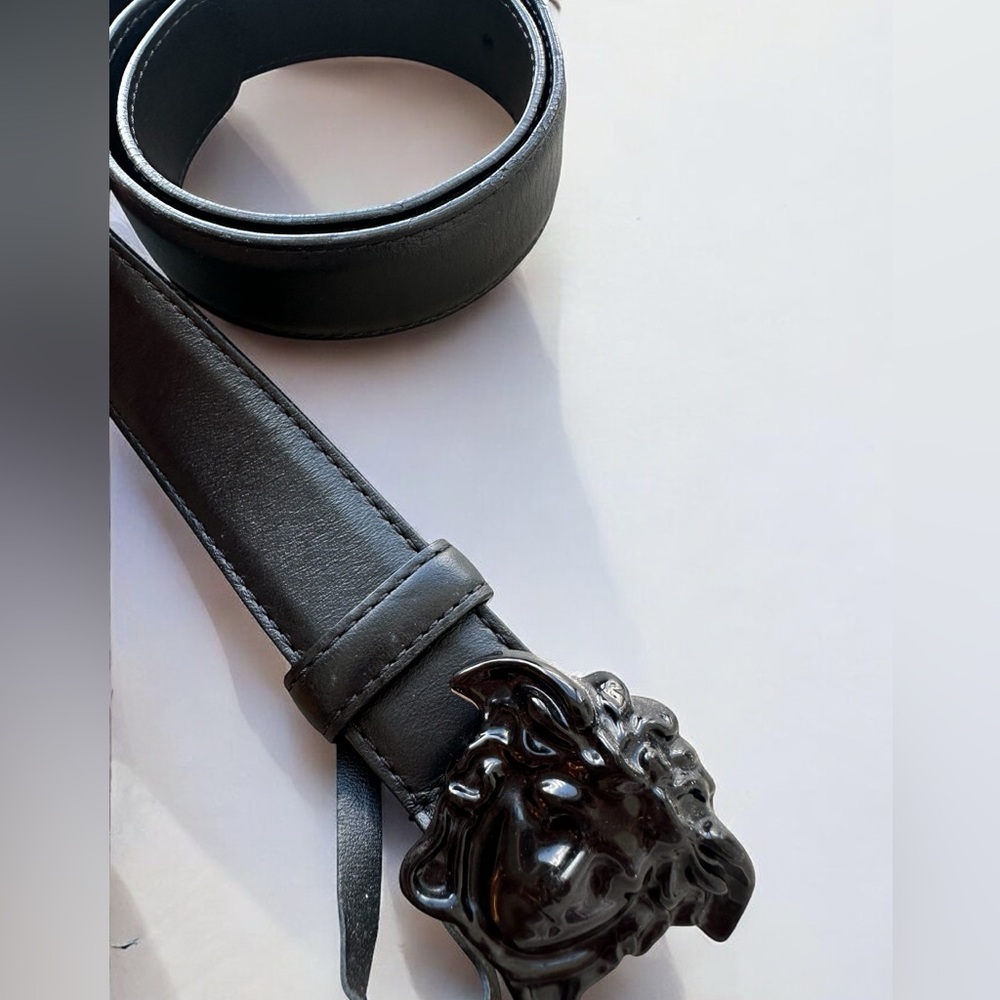 Versace black small belt
